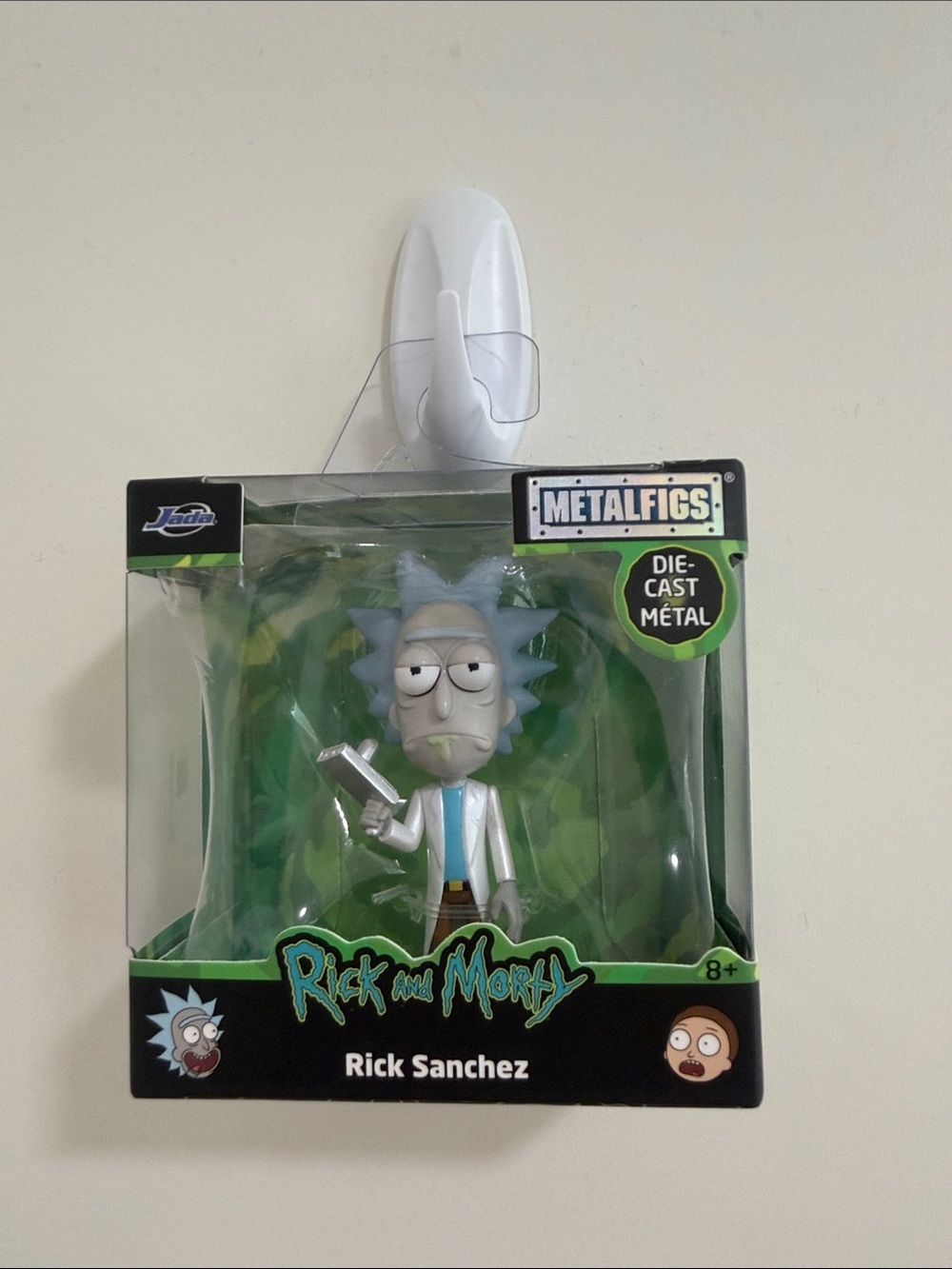 Rick and Morty Rick Sanchez MetalDie Cast Figure - White/Blue